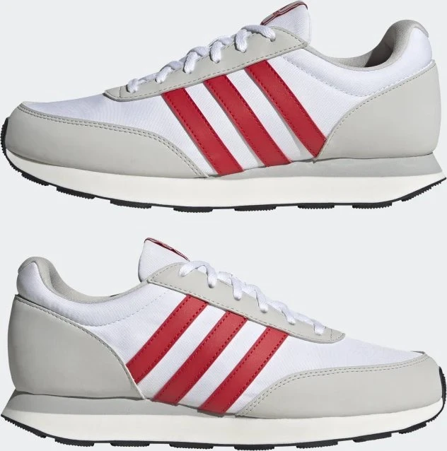 adidas Run 60s 3.0 cloud white/better scarlet/grey one (Herren)