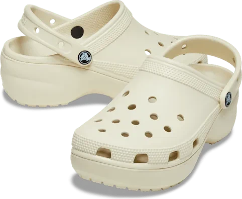 Crocs Classic Platform bone (Damen)