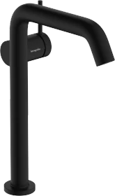 Hansgrohe Tecturis S Einhebel-Waschtischmischer 240 Fine CoolStart EcoSmart+ für Aufsatzwaschtische ohne Ablaufgarnitur mattschwarz