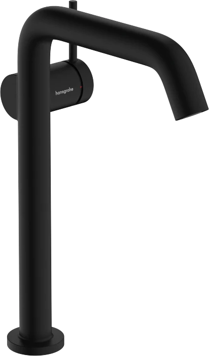 Hansgrohe Tecturis S Einhebel-Waschtischmischer 240 Fine CoolStart EcoSmart+ für Aufsatzwaschtische ohne Ablaufgarnitur mattschwarz