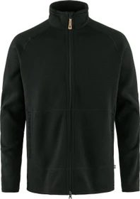 Fjällräven Övik Fleece Zip Jacke schwarz (Herren)