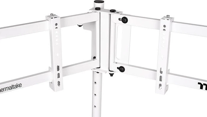 Thermaltake Triple Monitor Stand Pro Snow für Racing Simulator Cockpit GR500, weiß