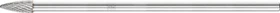 Pferd 810 250 H00 Stiften-Flachstumpffeile, 250mm
