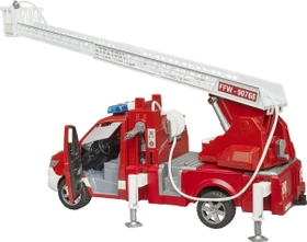 Bruder Profi-Serie MB Sprinter Feuerwehr mit Drehleiter, Pumpe und Light & Sound Modul