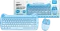 LogiLink Kitty Kindgerechtes Wireless Tastatur-Maus-Set, blau, USB, DE Vorschaubild