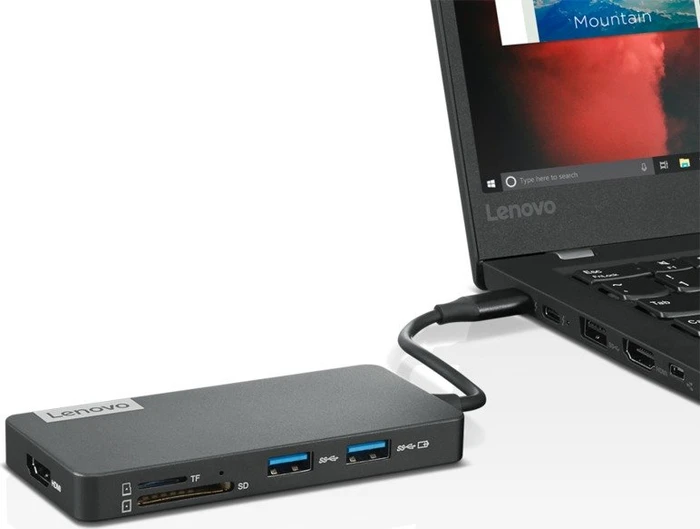 Lenovo USB-C 7-in-1 Hub, USB-C 3.0 [Stecker]