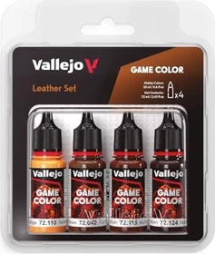 Vallejo Game Color Leather Farbset, 4-tlg.