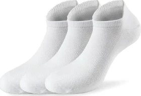Lenz Performance Sneaker Tech Socken weiß, 3 Paare