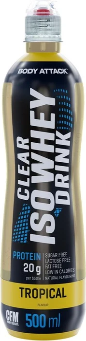 Body Attack Clear Iso Whey Drink Tropical 500ml