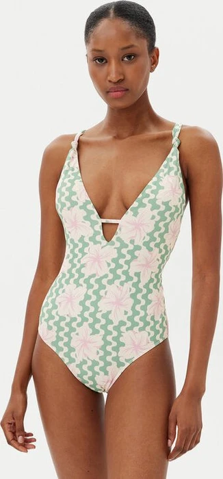Roxy Hibiscus Daze Badeanzug basil party waves (Damen)