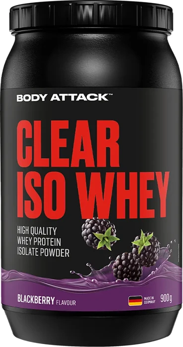 Body Attack Clear Iso Whey Blackberry 900g