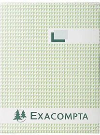 Exacompta Kladde Geschäftsbuch, A4, kariert, Leineneinband, 250 Blatt