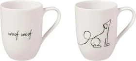 Villeroy & Boch Statement Becher mit Henkel Dog, 2 Stück