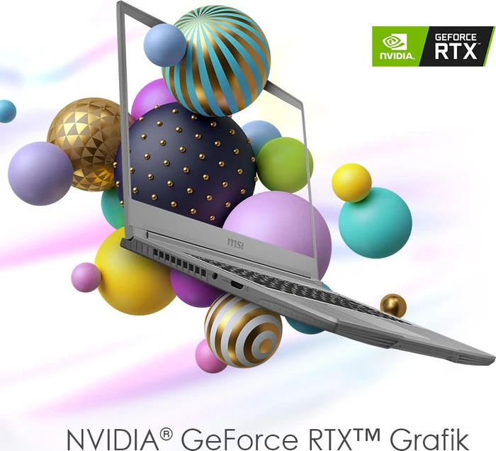 MSI Creator 15M 463CH-A10SE, Space Grey, Core i7-10750H, 16GB RAM, 512GB SSD, GeForce RTX 2060, CH