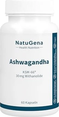 NatuGena Ashwagandha KSM-66 Kapseln, 60 Stück
