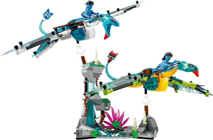 LEGO Avatar - Jakes und Neytiris erster Flug auf einem Banshee