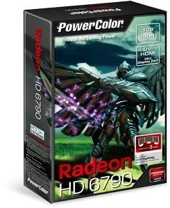 PowerColor Radeon HD 6790, 1GB GDDR5, DVI, HDMI, mDP