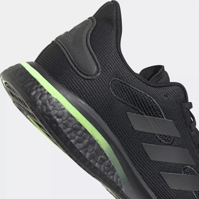 adidas Supernova core black/signal green
