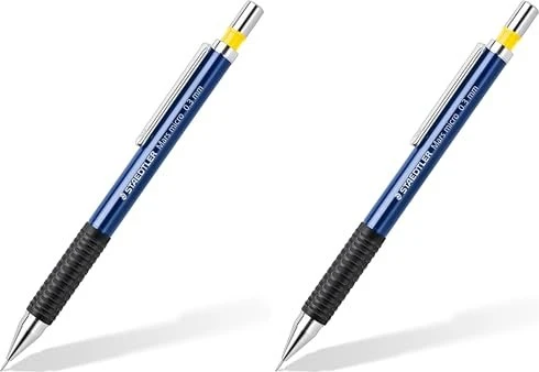Staedtler Mars Micro 775 Druckbleistift B 0.3mm graphit, schwarz/blau, Radierer