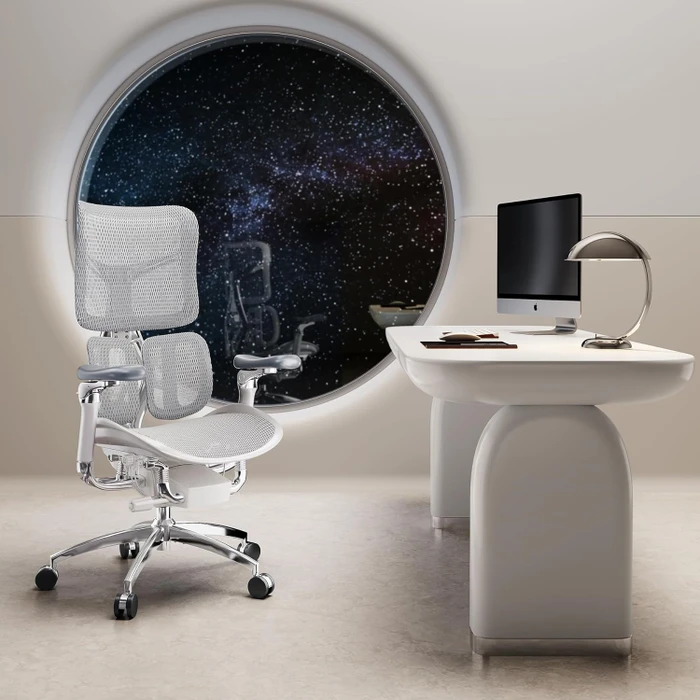 Sihoo Doro C300 Ergonomischer Bürostuhl, weiß