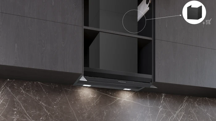Siemens iQ500 LJ67BDP65 Unterbau-Dunstabzugshaube