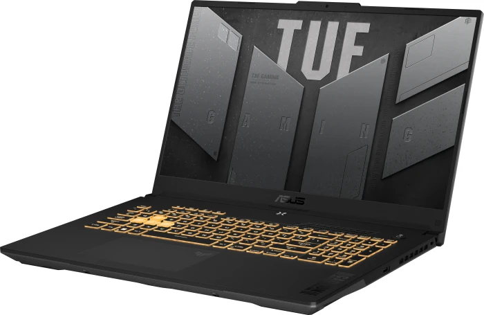 ASUS TUF Gaming F17 (2023) FX707VI-HX057W, Mecha Gray, Core i7-13620H, 32GB RAM, 2TB SSD, GeForce RTX 4070, DE