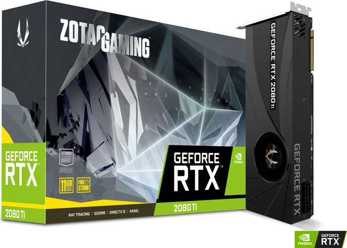 Zotac Gaming GeForce RTX 2080 Ti Blower, 11GB GDDR6, HDMI, USB-C, 3x DP