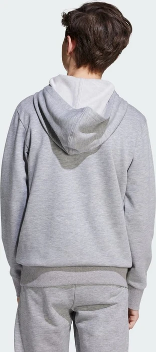 adidas Essentials Hoodie medium grey heather/white (Junior)