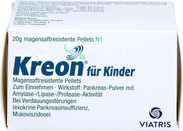 Kreon für Kinder magensaftresistentes Granulat, 20g