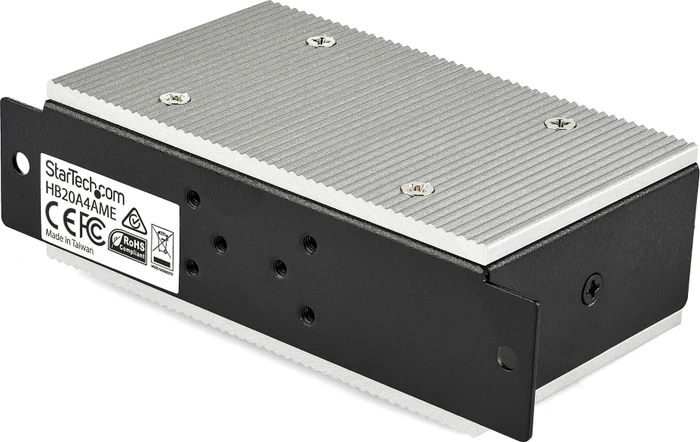 StarTech Industrial Railmount USB-Hub, 4x USB-A 2.0, USB-B 2.0 [Buchse]