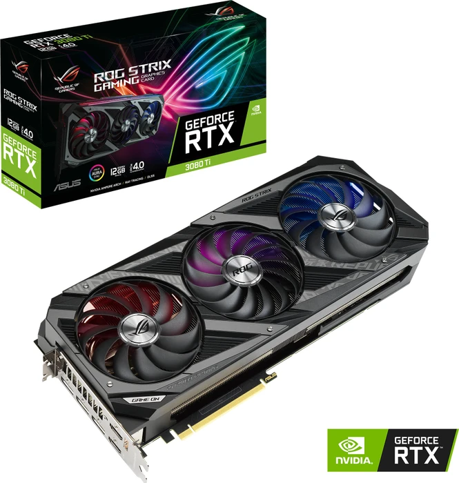 ASUS ROG Strix GeForce RTX 3080 Ti, ROG-STRIX-RTX3080TI-12G-GAMING, 12GB GDDR6X, 2x HDMI, 3x DP