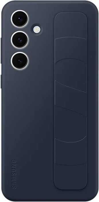 Samsung Standing Grip Case für Galaxy S24 FE Blue Black
