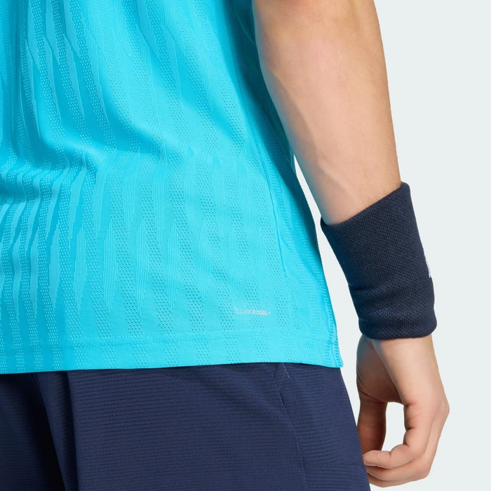 adidas Tennis Climacool+ Airchill Freelift Funktionsshirt kurzarm signal cyan (Herren)