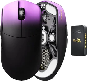 Lamzu MAYA X 8K Wireless Gaming Mouse Purple Shadow, USB