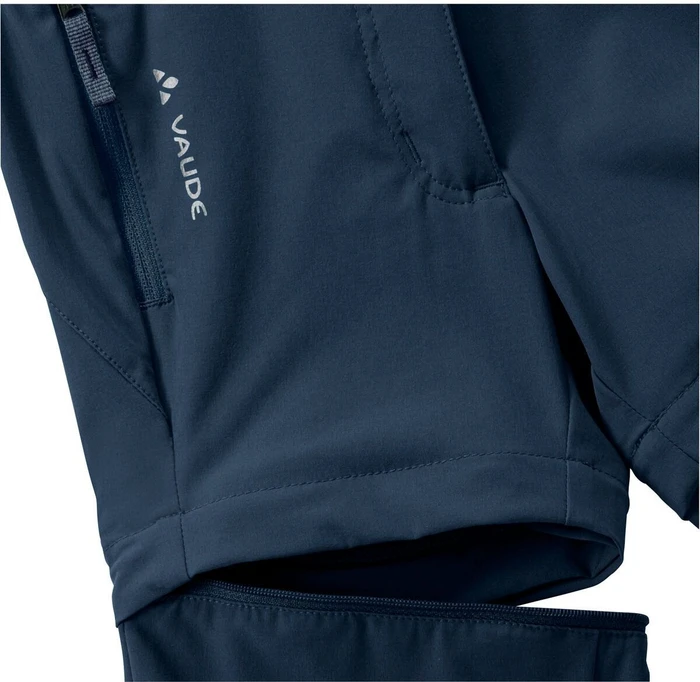 Vaude Slim Fit Zip-Off Hose lang dark sea (Junior)