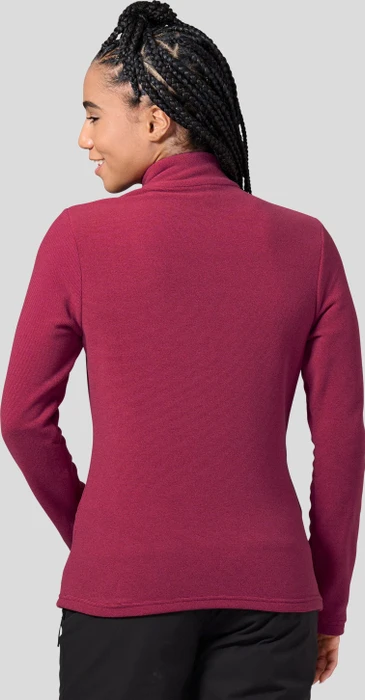 Odlo Roy Mid Funktionsshirt langarm festival fuchsia/raspberry fudge (Damen)
