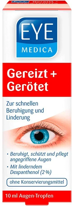 EyeMedica Gereizt + Gerötet Augentropfen, 10ml