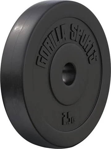 Gorilla Sports Kunststoff Hantelscheibe 2.5kg