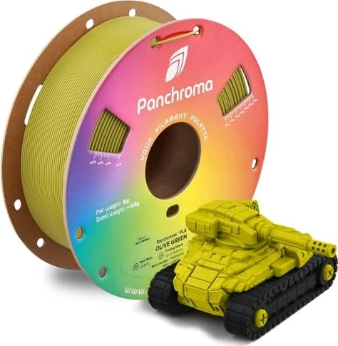 Polymaker Panchroma PLA, Olivgrün, Spule, 1.75mm, 1.00kg