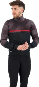 Castelli Finestre Fahrradjacke light black/dark grey/red (Herren)