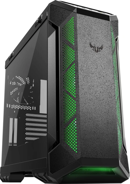 ASUS TUF Gaming GT501, schwarz, Glasfenster