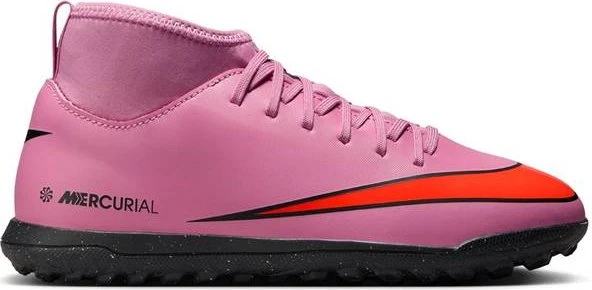 Nike Mercurial Superfly 10 Club TF High-Top magic flamingo/total crimson/black (Junior)