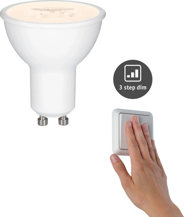 Paulmann LED Reflektor 3-Step-Dim GU10 6.5W/827