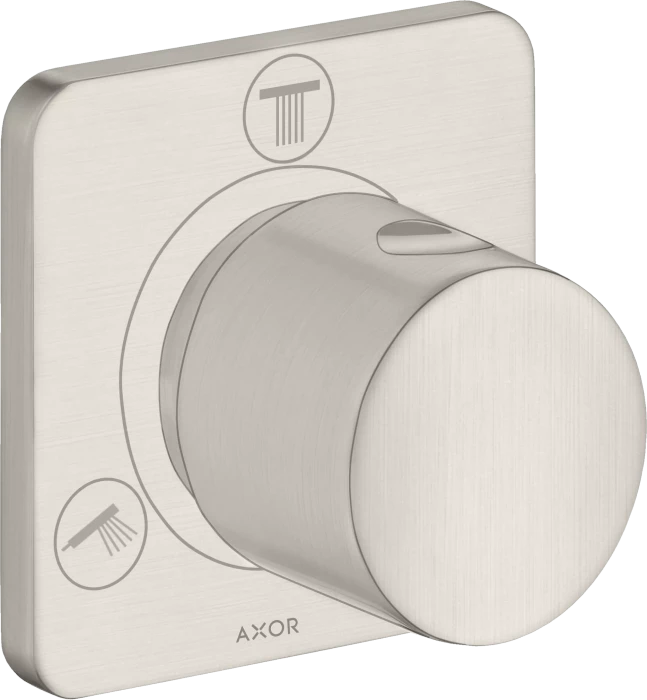 Hansgrohe Axor Citterio M Ab- und Umstellventil Trio/Quattro edelstahloptik