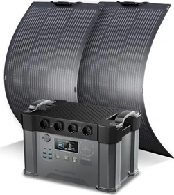 Allpowers S2000 Pro Solargenerator + 2x Solarpanel 100W, 1500Wh