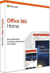 Microsoft Office 365 Family, 1 Jahr, PKC (deutsch) (PC/MAC) (6GQ-01054)