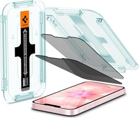 Spigen GLAS.tR EZ Fit Privacy Screen Protector für Apple iPhone 16e, 2er-Pack