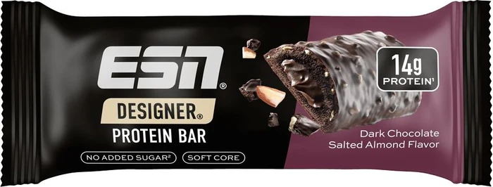 ESN Designer Bar Dark Chocolate Salted Almond 45g