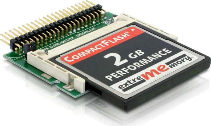 DeLOCK Einbau-Modul 1x CF, Single-Slot-Cardreader, IDE 44-Pin [Stecker]