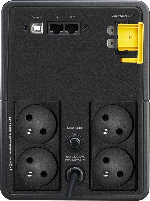 APC Back-UPS, 1200VA, 4x Typ-E, USB, FR